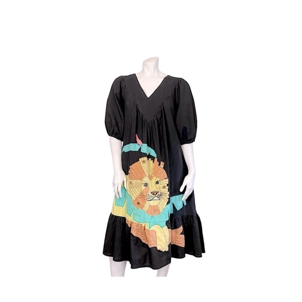 Ramona Rull 100% Cotton Dress with pockets Vintage EUC, Large/XL (read)